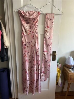 Anthropologie | Dresses | Bridal Bhldn Vneck Tiered Ruffle Lace Satin Maxi  Dress | Poshmark
